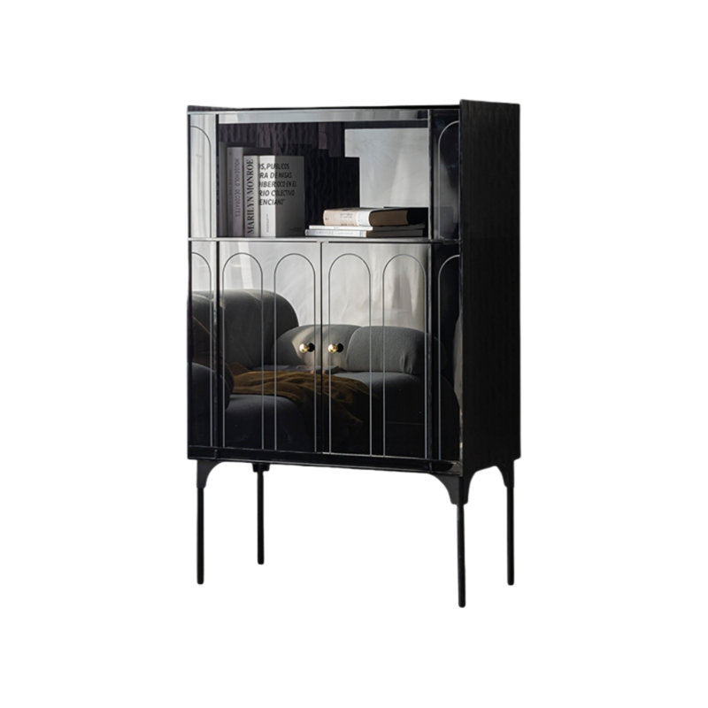 Armoire décorative French Simple, Noir