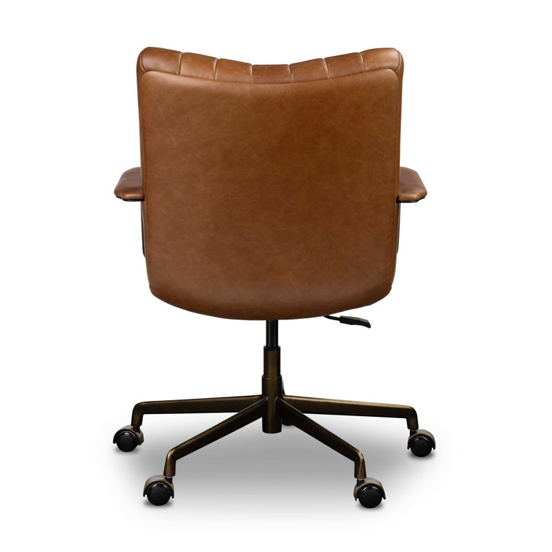 Lemmy Leather Swivel Task Chair