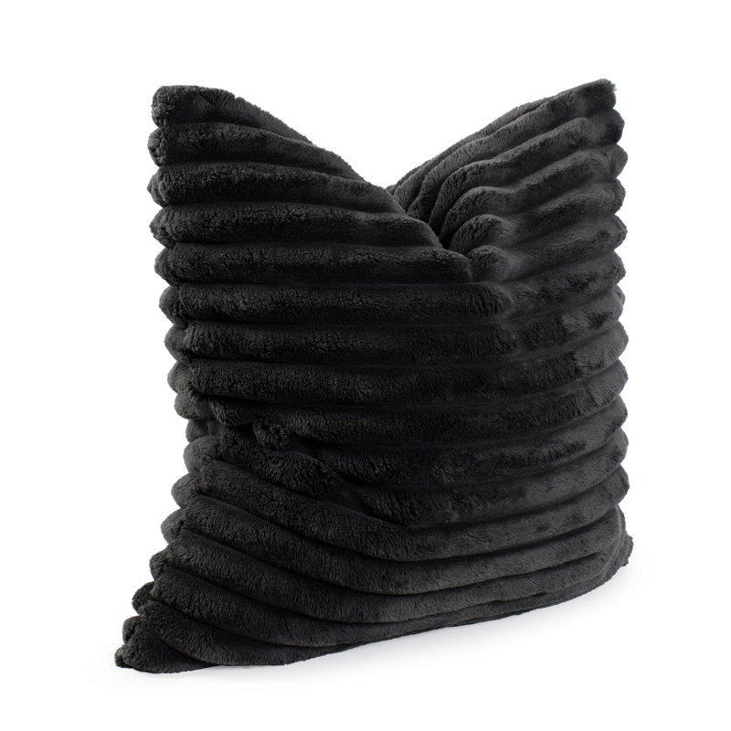 Pillow Shar Pei , Black, Square 24", Polyester