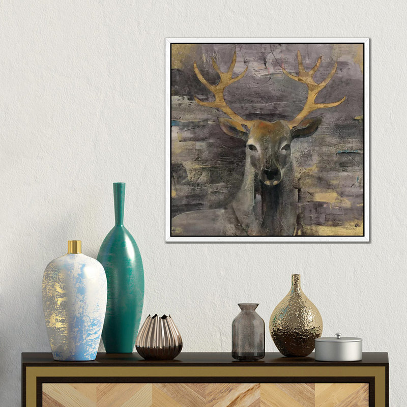 The Leader by Albena Hristova - Painting on Canvas, Floater Framed, 93.98 cm H x 93.98 cm W x 3.175 cm D