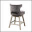 Tabouret de comptoir pivotant de 25,75 pouces avec coussin confortable et fabrication durable pour les cuisines et les bars modernes-413279304