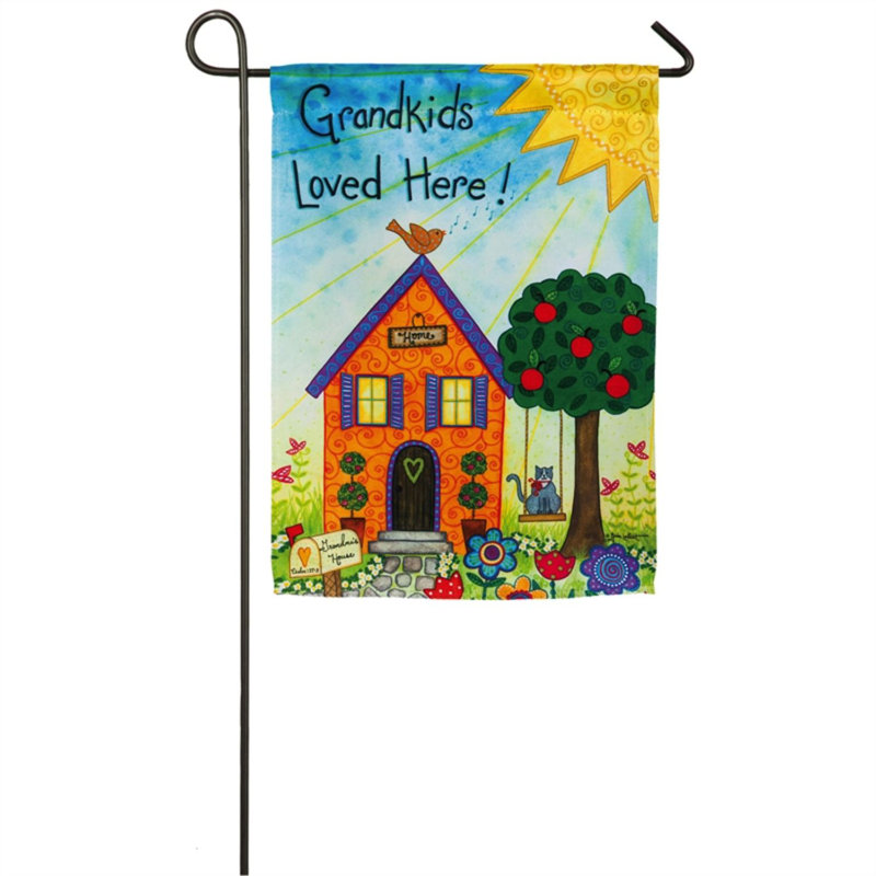 Eireen Double Sided 18 in. H x 12.5 in. W Polyester Animal Garden flag