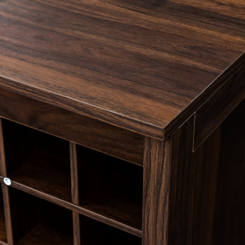 Buffet brun noyer 32 - Conception modulaire tendance pour les rassemblements