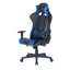 Symple Stuff Adjustable Faux Leather Swiveling PC & Racing Game Chair in Blue/Black