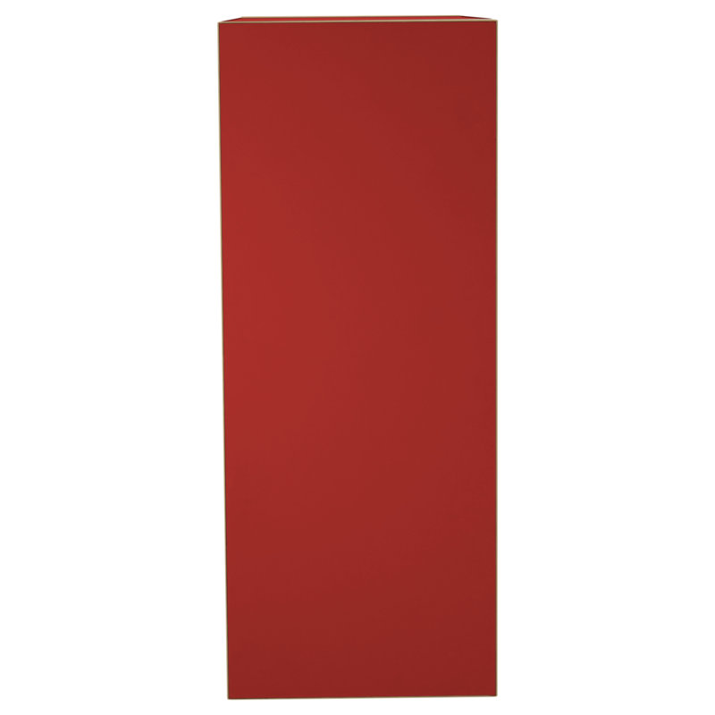 Bibliothèque stratifiée à 2 tablettes de 30 po de hauteur, Amande / rouge