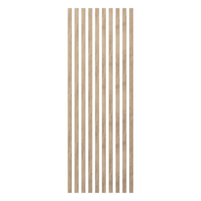 Heritage Traditional Stain Grade Slat Wall Kit w/ 2"W x 94 1/2"H Slats