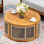 Table basse ronde d'extérieur en acacia-2053697157
