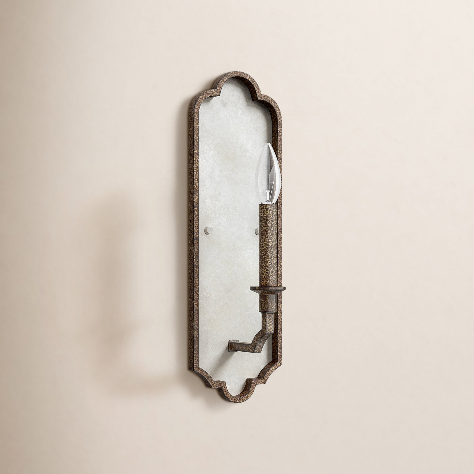 Single Light Dimmable Candle Wall Sconce
