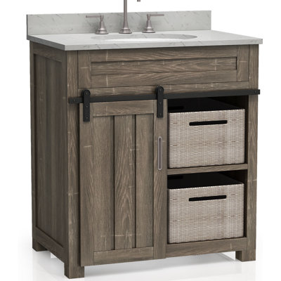 Base de meuble-lavabo simple 30 po Dolly