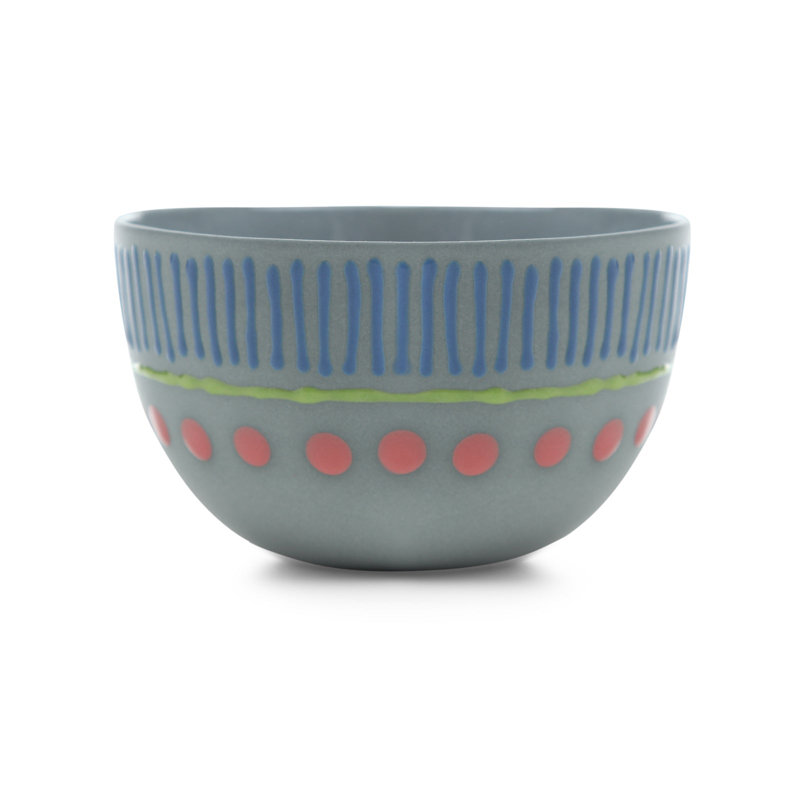 Coconut Handmade Bowl, Grey, 10 Cm