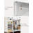 43.3‘’W Kitchen Island Cart with Cabinets and Drawers, Drop Leaf, Tilt Out Kitchen Trash Cabinet with 2 Locking Wheels