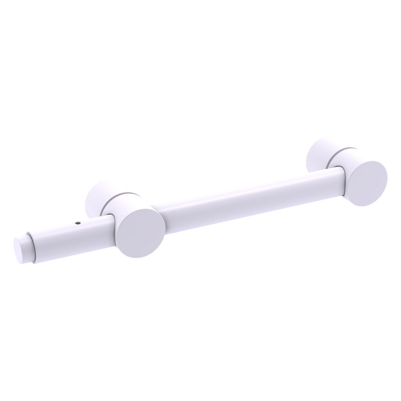 Tringle à vêtements rétractable peu encombrante, Blanc mat