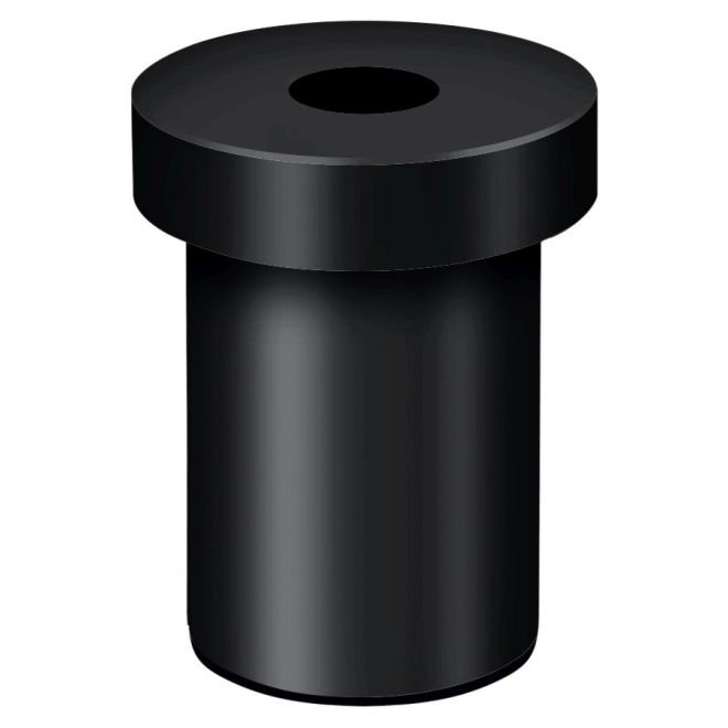 Deltana PB985U19 Pivot Base in Paint Black, Paint Black