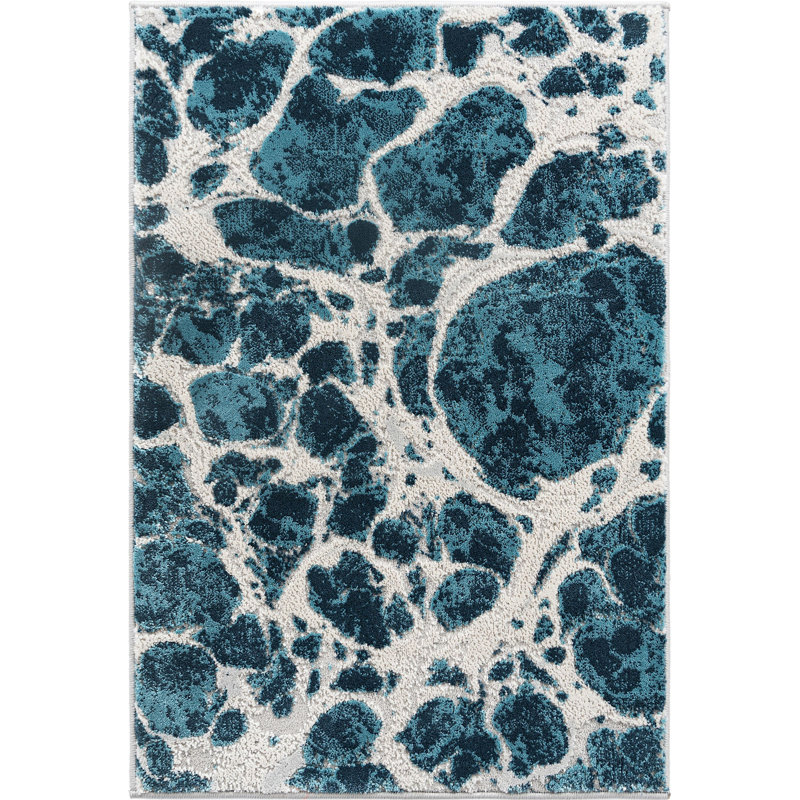 Abstract Indoor Rug, Rectangle 2' x 3'