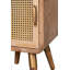 Armoire d'appoint moderne avec 2 portes et 3 tablettes Bot, un rangement vertical en bois avec des accents élégants-586863841-662393986
