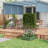 Galvanized Raised Garden Bed with 3-Tier Trellis Tomato Cage Green-165270288-182256253