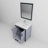 Ziva 30 in W x 22 in D Single Bath Vanity, White Top, 28 in Mirror and Chrome Faucet Set-87293424-113111285