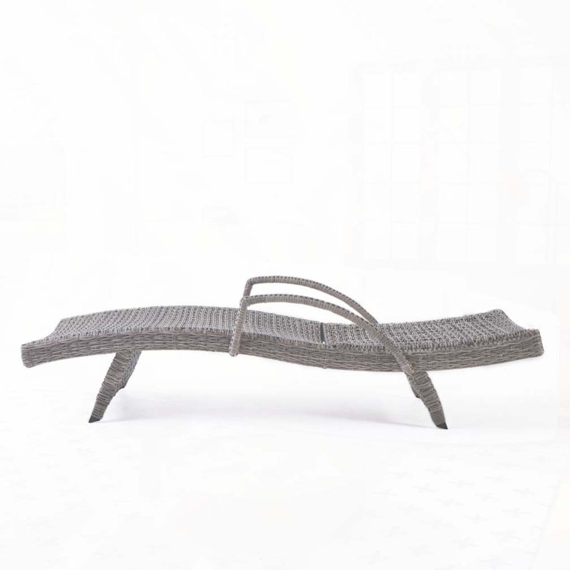Rattan Patio Chaise Lounge