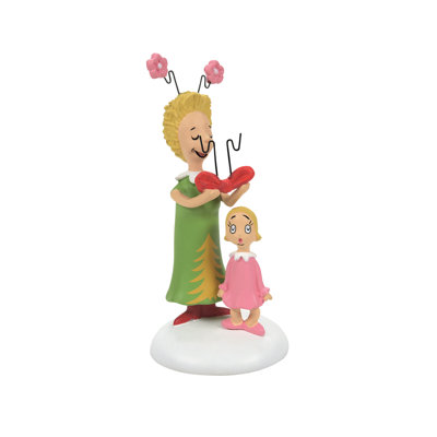 Figurine de Noël Dr. Seuss the Grinch Village Cindy Lou Who's Surprise