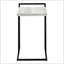 C-Shaped Accent Table With Metal Base-1916237936-1916237951