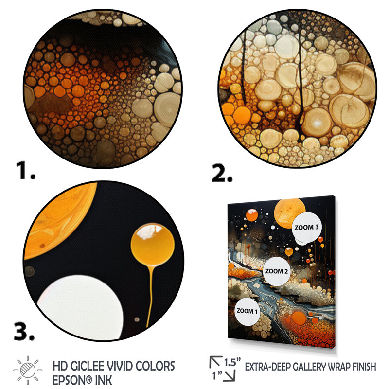 Collage Geyser Geotheral Wonders II sur toile, Cadre photo argenté, H 32 po x l 24 po x P 1 po