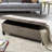 Elegant Design Storage Bench With Interior Pocket And Birch Legs Soft Fabric Large Capacity Leg Foundation-147006779