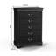 Commode à finition cerisier foncé 1pc-739326148