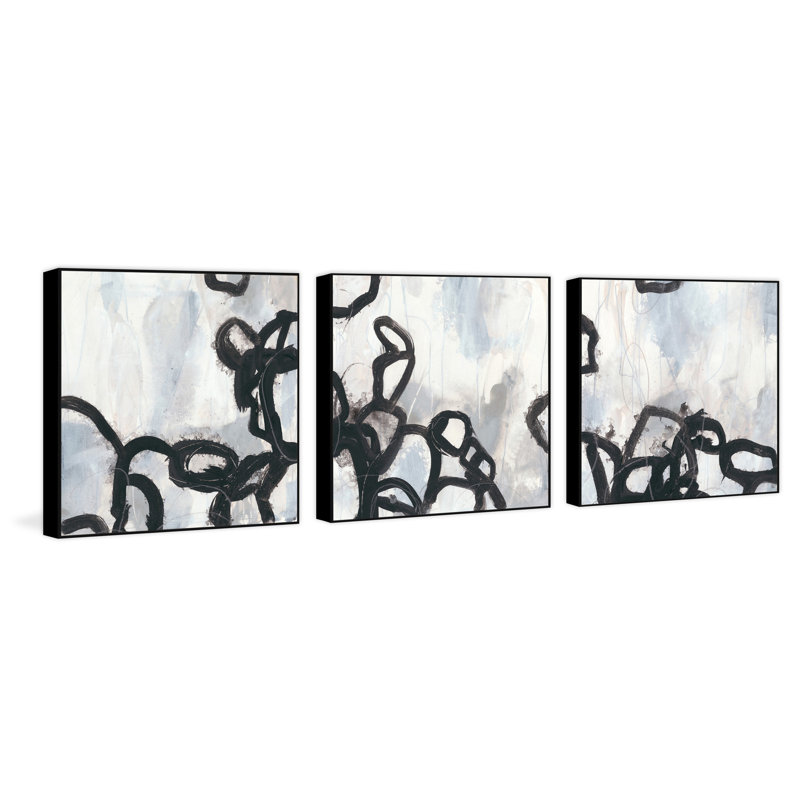 « causalité geste v triptyque »-3 pièces, ensemble de 3 reproductions d’images sur toile, H 12 po x l 12 po x L 1,5 po