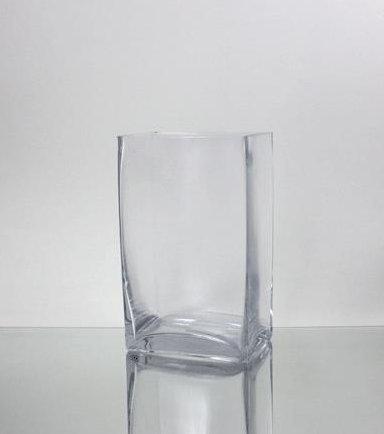 Vase de table block, H 10 po x l 6 po x P 4 po