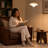 51.77" Mid-Century Modern Floor Lamp With Triple Glass Shade Design – Vintage-Inspired Standing Lamp With Stable Base For Living Room Or Bedroom-189624779