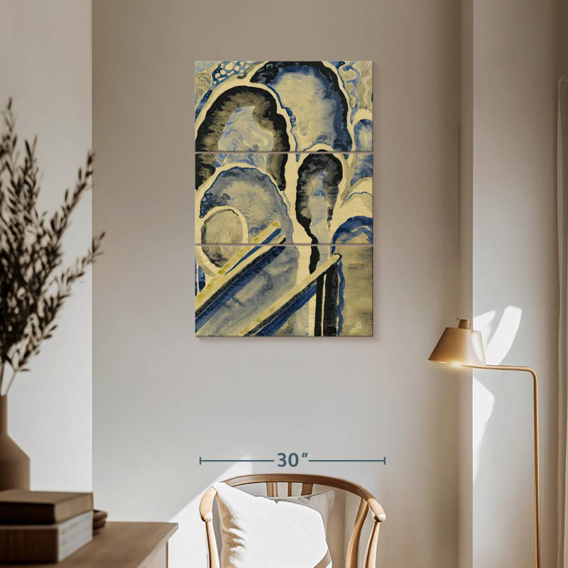 Bleu Avery n ° 1, H 57 po x l 36 po