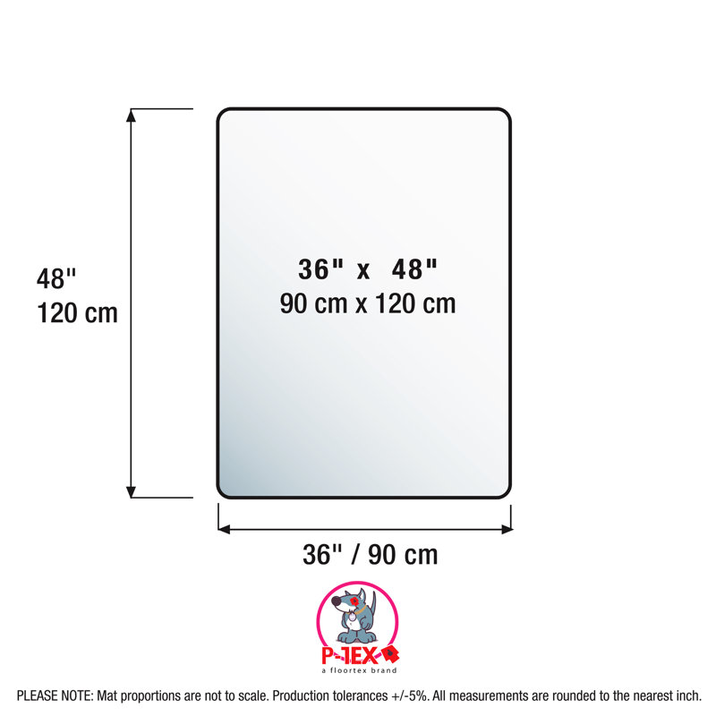 Placemat, 36" W x 48" D