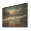 Paysage de plage rocheuse I - art en bois océanique sur bois de pin naturel-1458399742