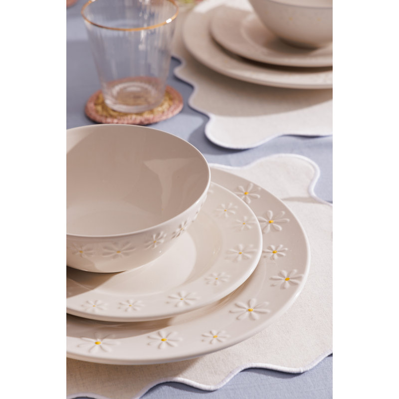 Daisy 21.0cm Stoneware Side Plate