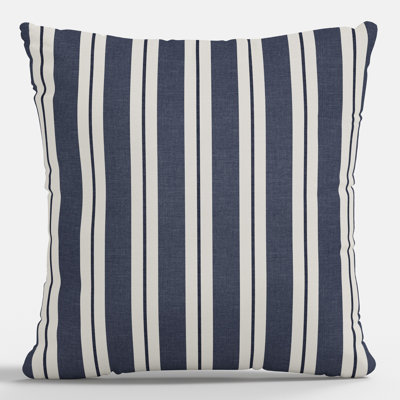 Indoor Decorative Pillow In Anderson Stripe Navy