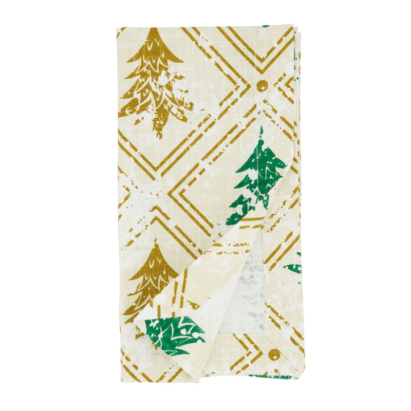 Juniper Collection 100% Cotton No Pattern Square Napkin