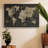 " Safari World Map " Print-94359680-94359674