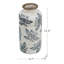 Vase à fleurs avec motif floral