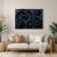 Art mural d'Halloween chats noirs gris-517058100