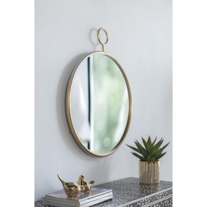 Miroir mural 26 "x 32" avec cadre en métal