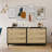 Modern Storage Dresser Rope Woven Drawer for Bedroom,Living Room (Set of 2)-269340592