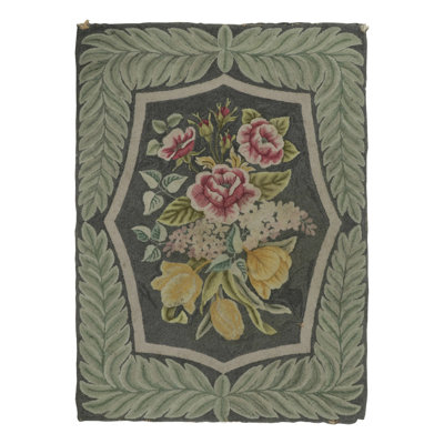 One-of-a-Kind 2'9x3'9 Flatweave Area Rug