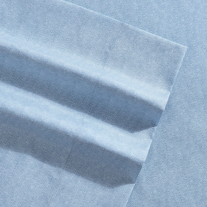 Aqua Sky Queen Microfiber 3-Piece Sheet Set with Pillowcases