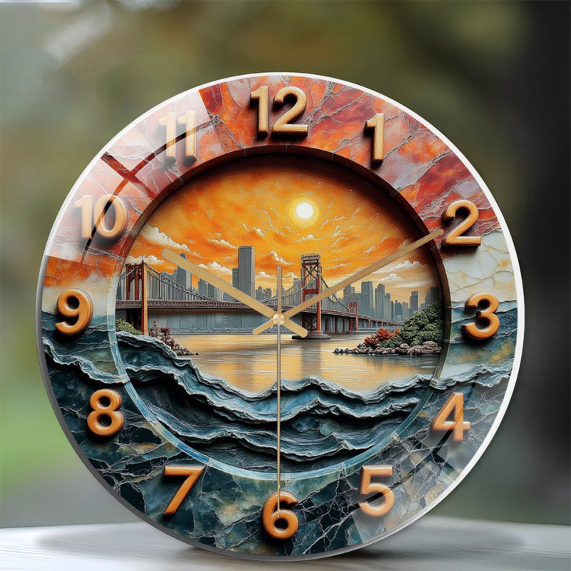Horloge murale 12 po