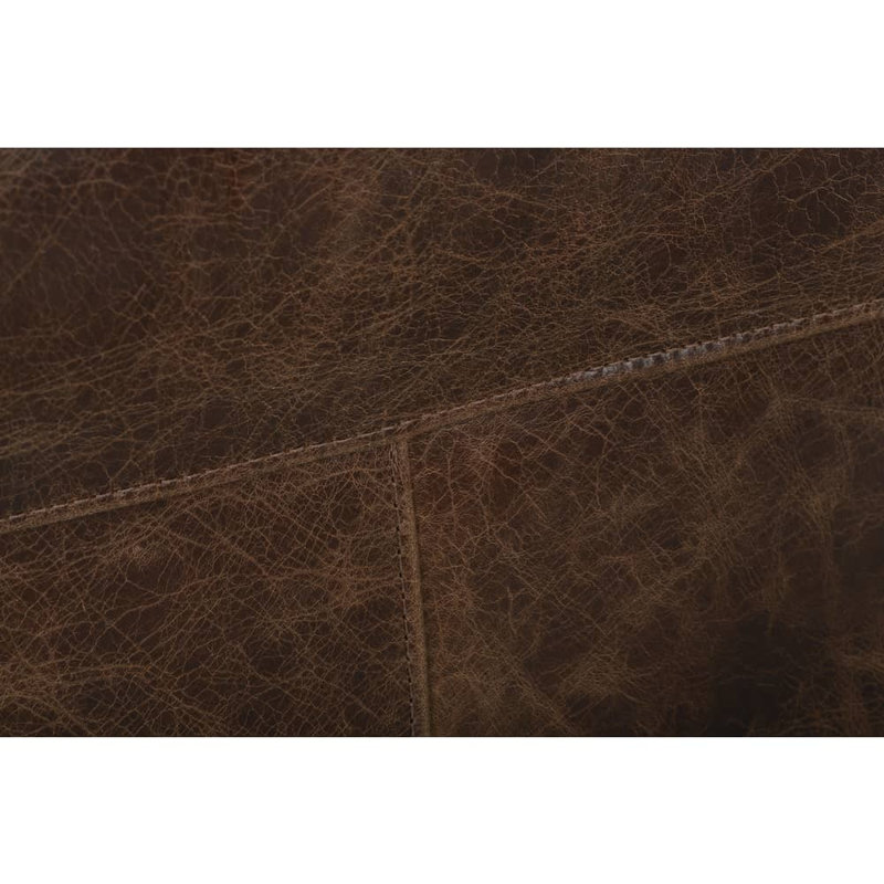 Repose-pieds en cuir Mikesell