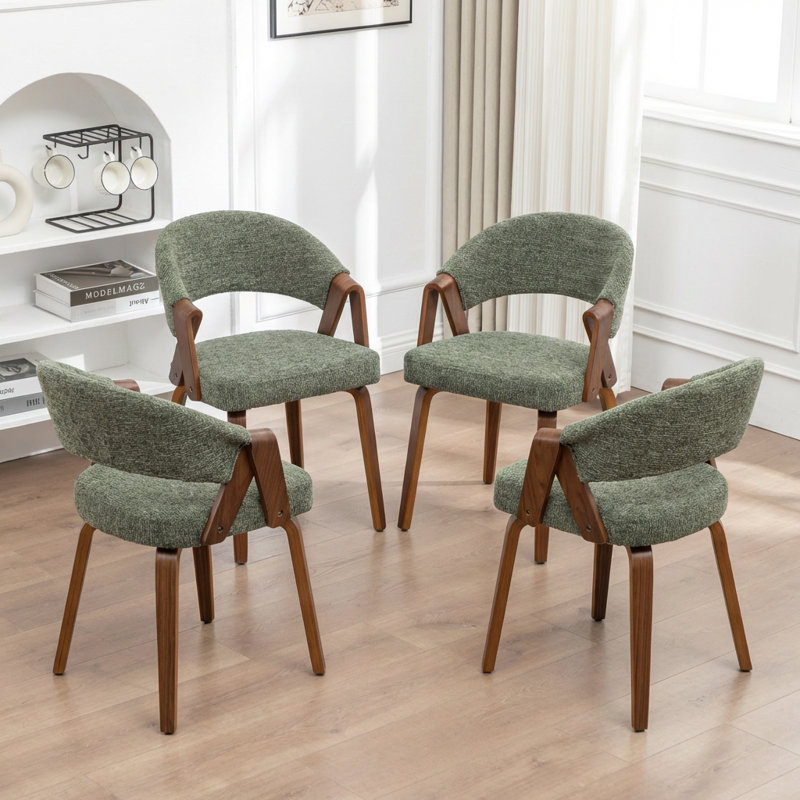 Chaise rembourrée Providence, Vert