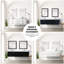 Meuble-lavabo blanc 30 po X P 22 po, comptoir en marbre, robinet, miroir simple 28 po 30 po x 22 po, marbre
