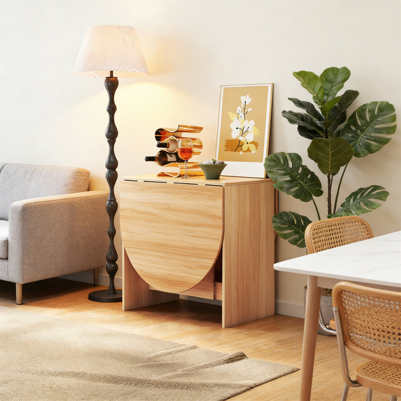 Round Metal Base Dining Table