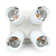 1-Piece 4 in 1 E27 Standard Light Socket Splitter