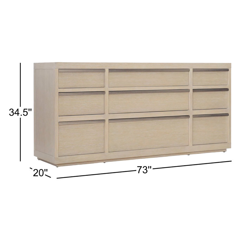 Solaria 9 - Drawer Solid Wood Dresser